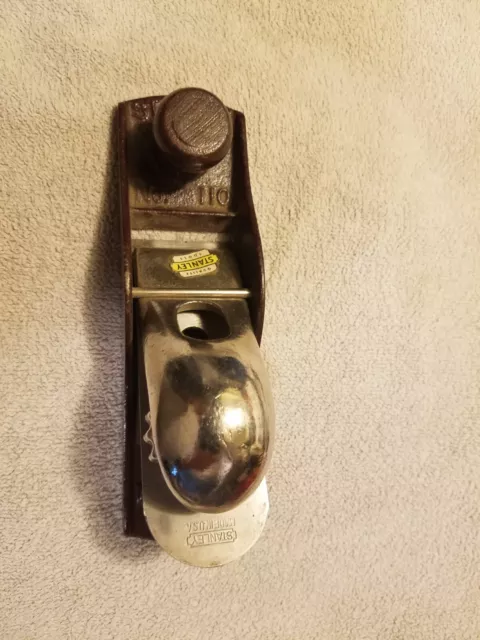 Stanley No. 110 Wood Hand Block Plane Made in USA. Vintage?
