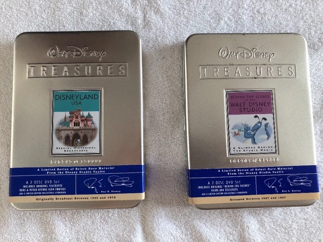 Walt Disney Treasures Limited Series DVD Collection 7 Editions OOP rare READ