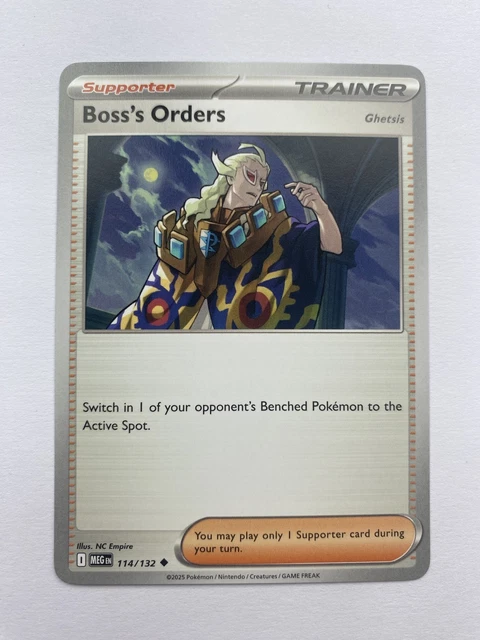 Boss's Orders - Ghetsis x 4 Playset (114/132) (NM) - Pokémon - Mega Evo