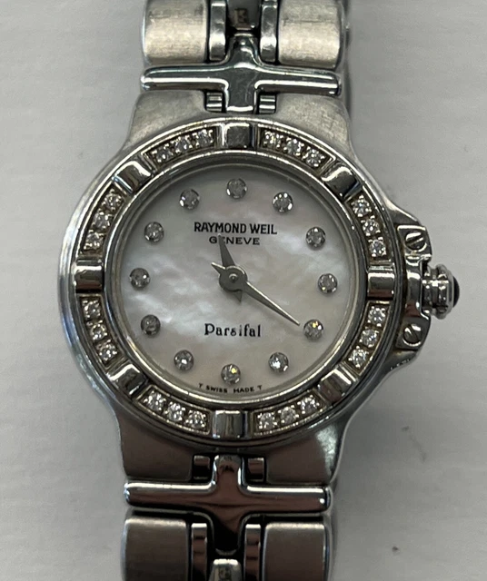 Raymond Weil Parsifal Stainless Steel MOP Diamond Dial Watch 9691 Raymond Weil Parsifal Stainless Steel MOP Diamond Dial Watch 9691