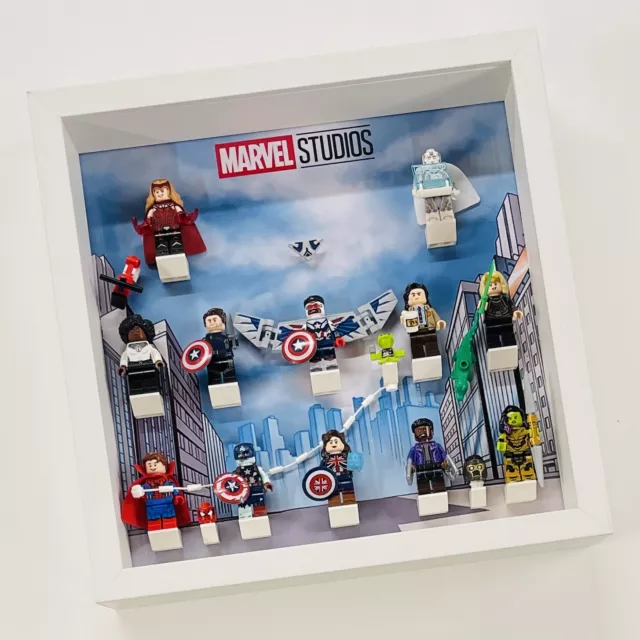 Display Frame for Lego ® Marvel Studios Series 71031  minifigures 27cm case