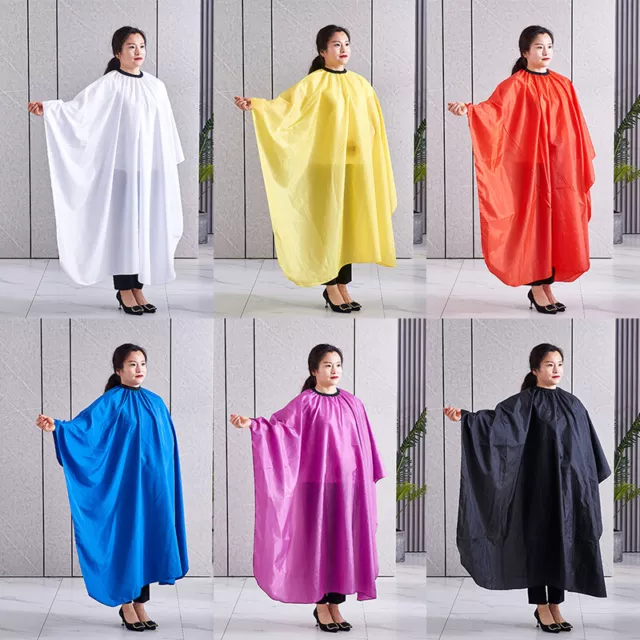 6color Salon Hair Cut Hairdressing Hairdresser Barber Cape Gown Cloth Waterproof