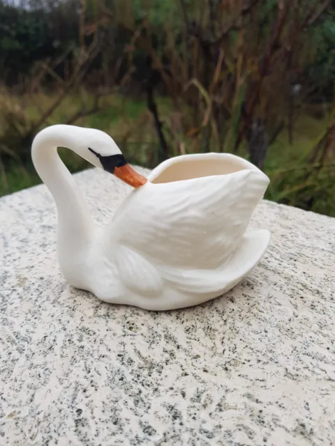 Vintage Carlis Ware Swan Pot, Planter