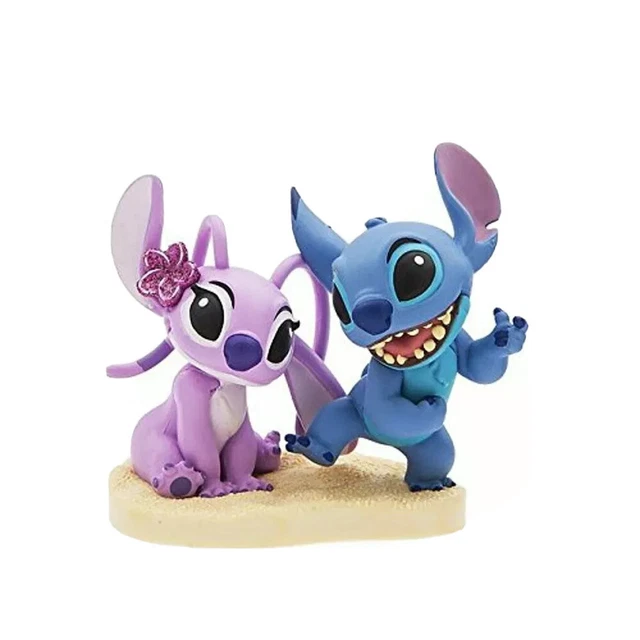STITCH & ANGEL Girlfriend 3" Pvc Wedding Cake Topper Figure Figurine
