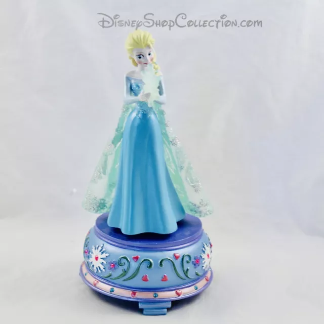 Figurine musicale Elsa princesse DISNEYLAND PARIS La Reine des neiges robe bleue