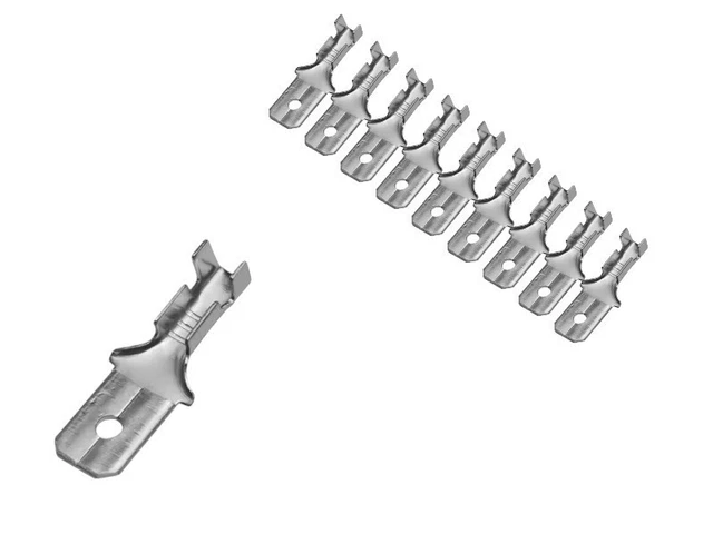 Sealey BTSPM25 Termoretraibile Push-On Terminale 6.3mm Maschio Blu Sealey BTSPM25 Termoretraibile Push-On Terminale 6.3mm Maschio Blu