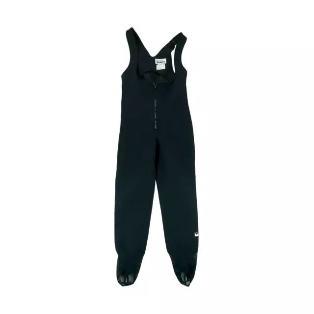Obermeyer Vintage Black Overall One Piece Bib Stirrup Snow Suit Size 10R Women's