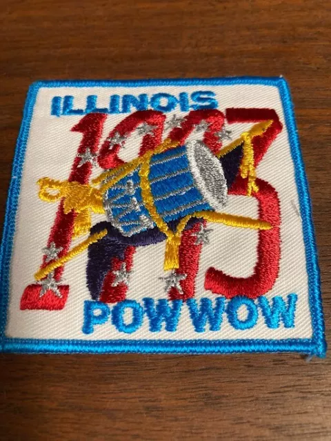 1993 Illinois Royal Rangers Pow Wow Patch (FREE SHIPPING!!!!)