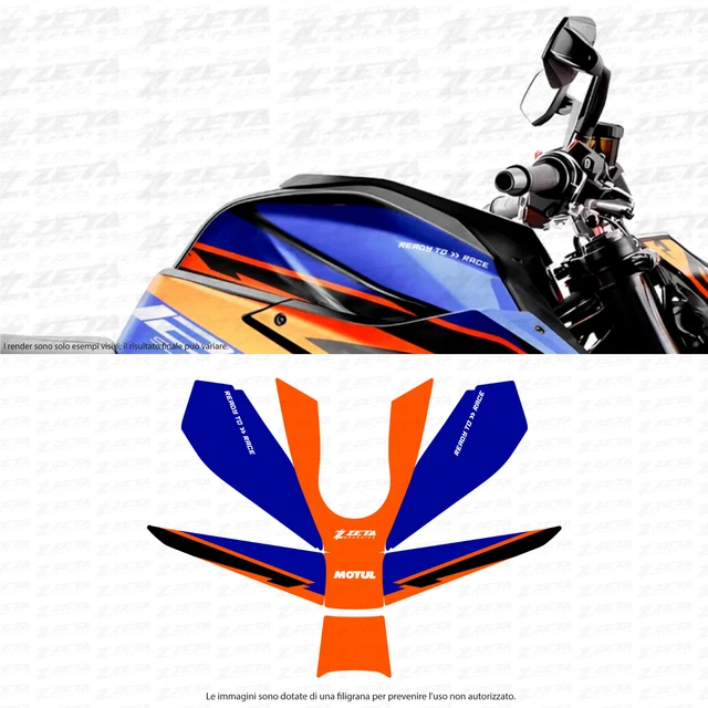 Resinato Per Serbatoio Moto ADESIVO RESINATO EFFETTO 3D, PER MOTO COMPATIBILE CON BMW S1000R Paraserbatoio Per Serbatoio Moto