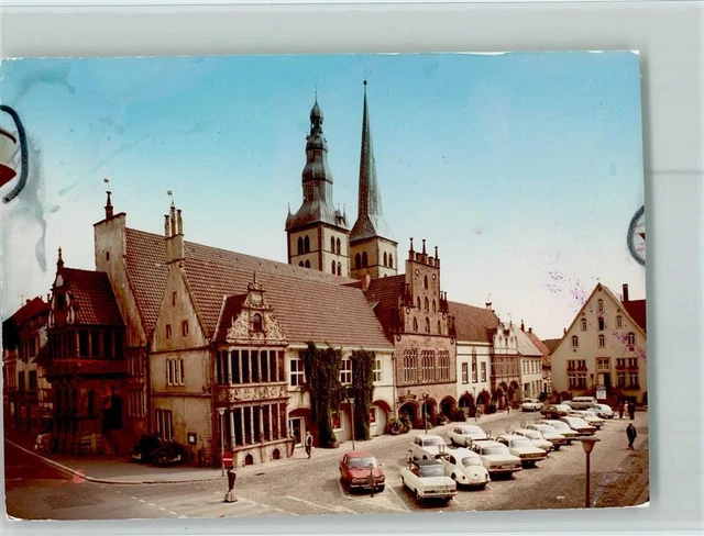 40093264 - 4920 Lemgo Blick zur Kirche Autos