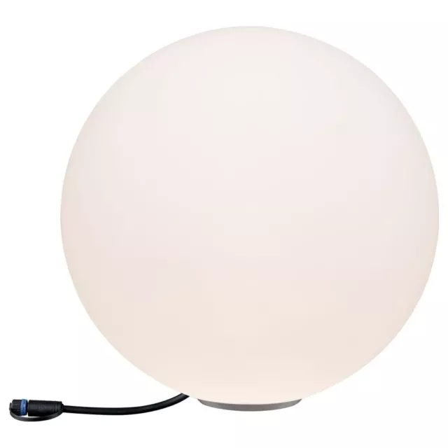 PAULMANN LED Plug & Shine Lichtkugel in weiß IP67 warmweiß 24V Weiß Kunststoff