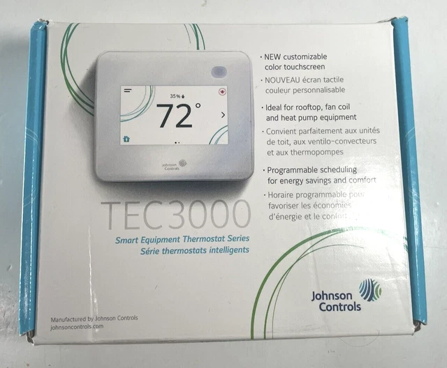 Johnson Controls Tec3631-14-000 Thermostat Controller Mstp/N2 Rtu Heat Pump New