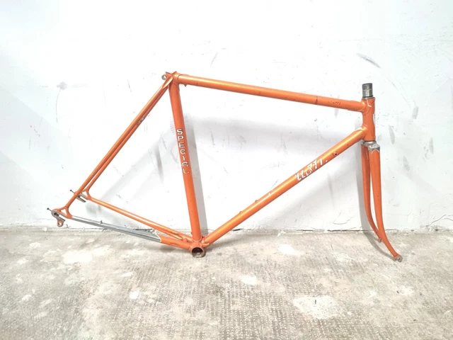 Cadre De Vélo De Route Benotto Italien NOS - Taille 54cm, Tubes Shaped, Acier, Rouge