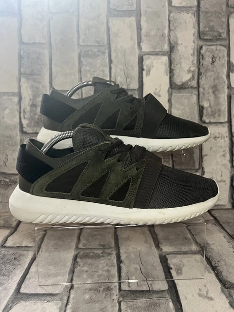 Adidas Tubular Viral Trainers Womens Size 8 Khaki Green Casual Sneakers