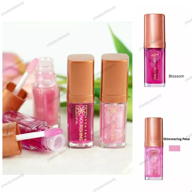 Avon True Nourishing Lip Oil Lip Gloss SPF 12, 2 Shades Available