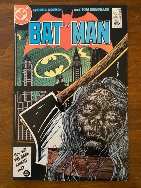 BATMAN #399 (DC,9/1986) F+ Doug Moench, Tom Mandrake