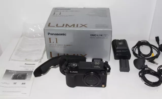 Panasonic LUMIX DMC-L1 L1 Digital SLR Camera - Black (Body only) Fast Dispatch