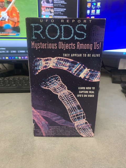 RODS UFO REPORT Mysterious Objects Among Us VHS Tape NASA Roswell $32.
