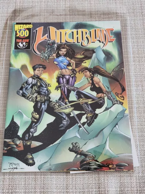 Witchblade #500 1998 Image Comics Top Cow WIZARD MAGAZINE PROMO W COA