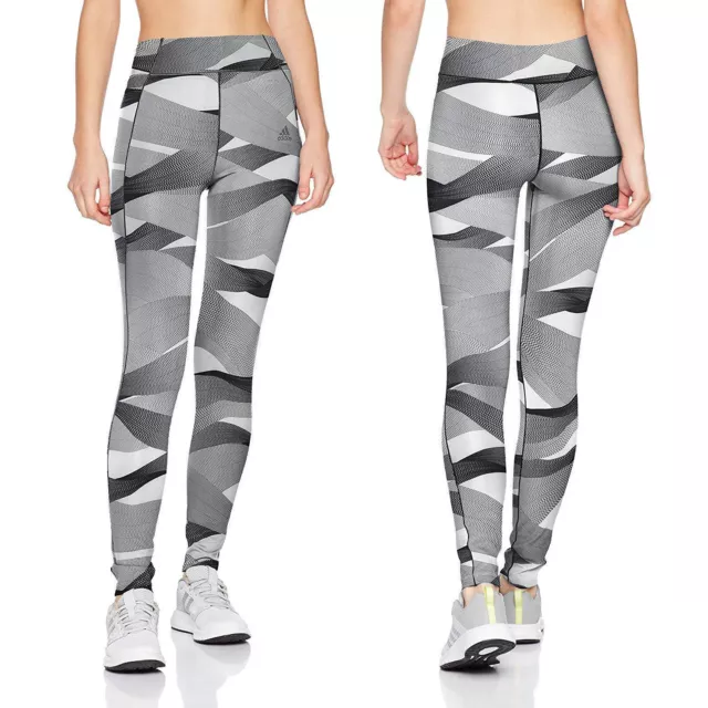 Leggings Adidas donna Ultimate Print DOP donna lunghezza intera palestra sportiva aderenti