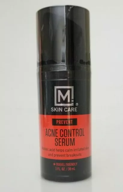 Suero para el cuidado de la piel M para el control del acné con ácido azelaico 1 oz amigable para viajar nuevo