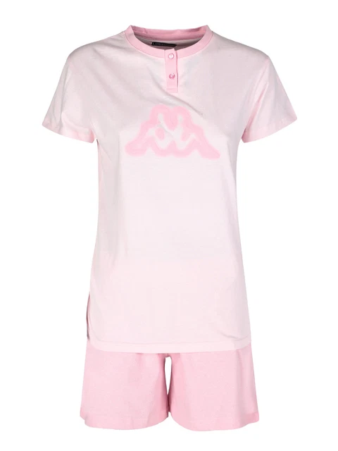 Kappa Pigiama Donna Cotone Lungo - Pigiama Donna