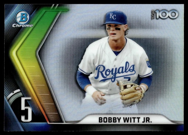 2022 Bowman Scouts' Top 100 Bobby Witt Jr. #BTP-5 Kansas City Royals
