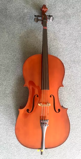 Violoncello 1/2 Größe GEWA Facts mit Tasche und Bogen gut eingespieltes Cello