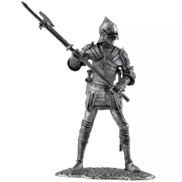 English warrior in plate armor Tin toy soldier miniature figurine