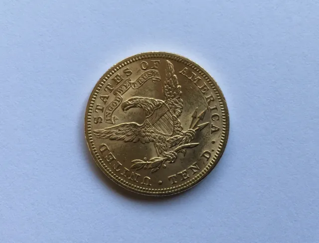 PIÈCE en OR de 10 Dollars USA de 1895