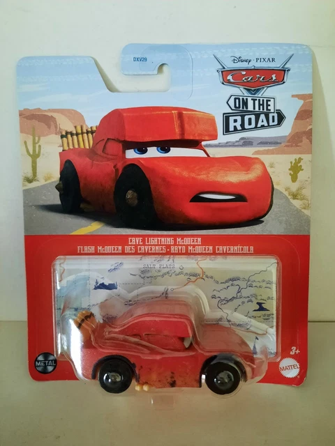 MATTEL DISNEY PIXAR Cars Cave Lightning SAETTA MCQUEEN ON THE ROAD EUR ...