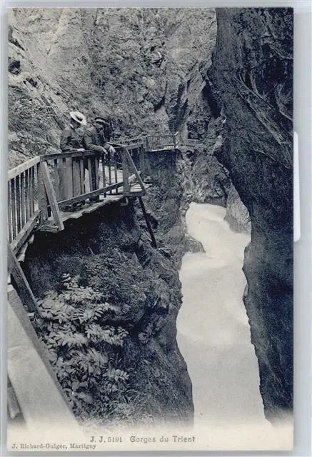 50671853 - Trient Wasserfall Wallis / Valais VS