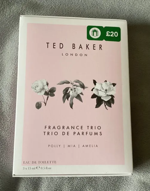 TED BAKER - Rollerball Fragrance Trio Gift Set 3 X 15ml Eau de ...