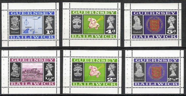 GUERNESEY #4 timbres de carnet les 2 séries N**, VF MNH bonne côte