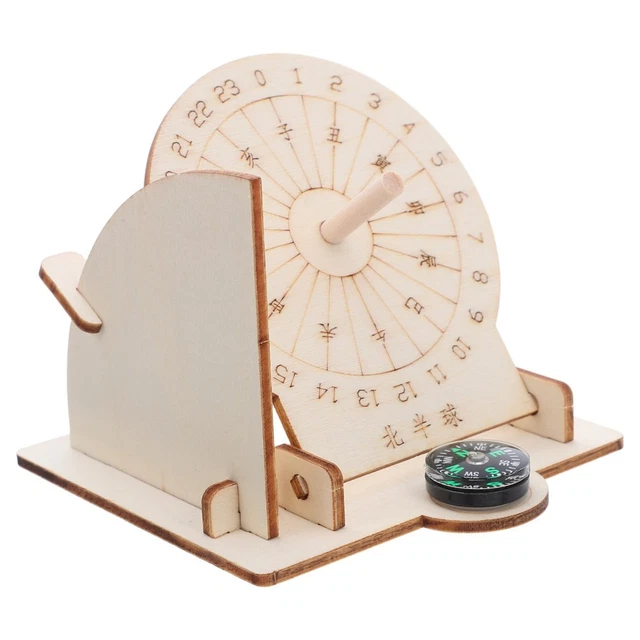HEEYEE Le Cadran Solaire numérique est imprimé en 3D avec du matériau ABS, Aucune Pile n'est nécessaire au Soleil. Cadeaux créatifs de Vacances Uniques au Temps de l'ombre