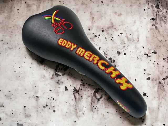EDDY MERCKX SELLE Italia Trimatic saddle yellow $95.00