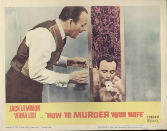 How to Murder Your Wife 11x14 Lobby Card #6