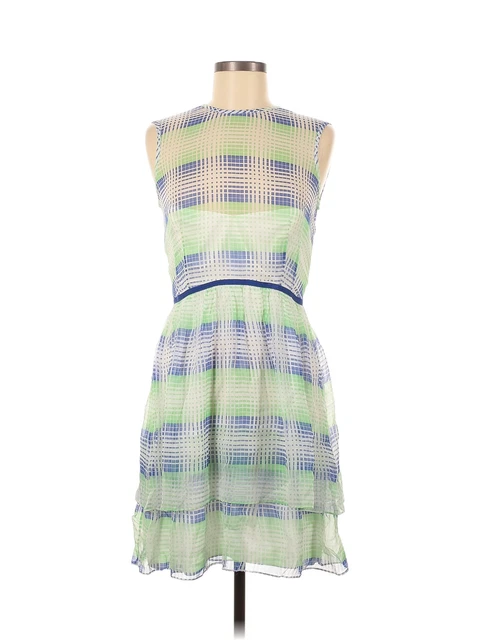 Shoshanna Women Green Casual Dress 6