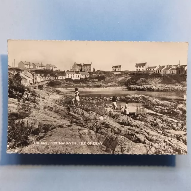 Portnahaven Islay Inner Hebrides Postcard C1950 Real Photo Houses Bay Scotland