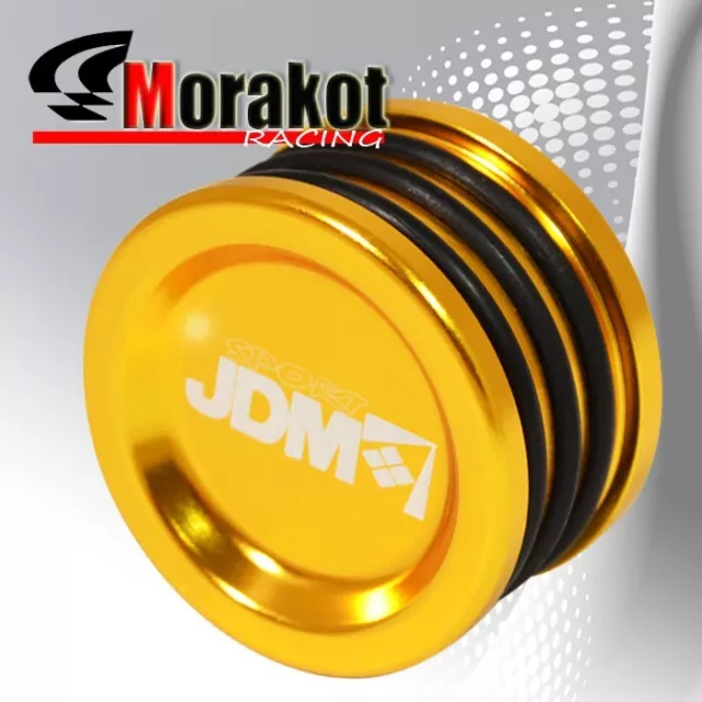 Jdmsport B16 B18 B20 Typer Engine Aluminum O-Ring Cam Shaft Seal Cap Plug Gold