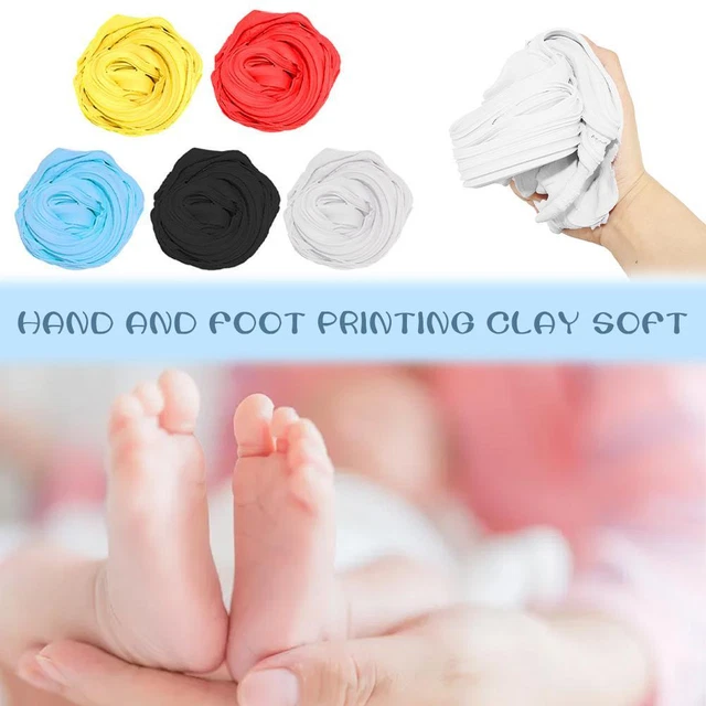 Baby Footprint Hand Foot Imprint Kit Casting DIY Toys Baby Care New Light U0U7