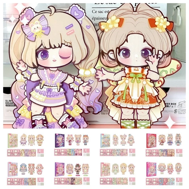 HANDMADE DIY PAPER Puppet Toy Movable Joint Paper Doll Birthday
