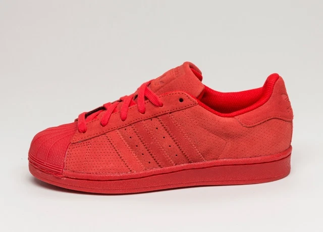 Adidas superstar deals red mono