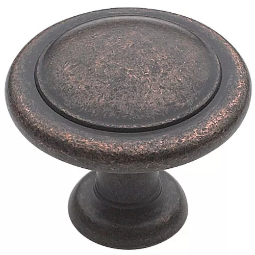 Amerock Reflections 1-1/4" BP1387-RBZ Rustic Bronze Cabinet Knob