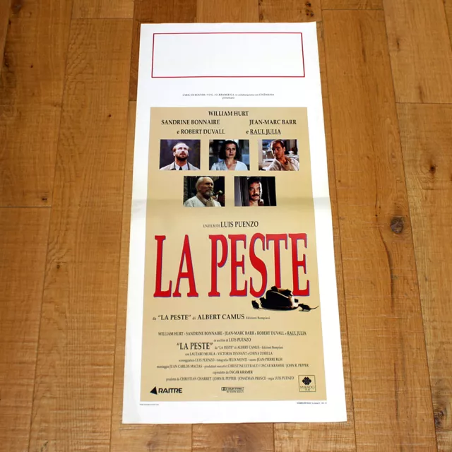 LA PESTE locandina poster affiche William Hurt Robert Duvall Raul Julia AL67