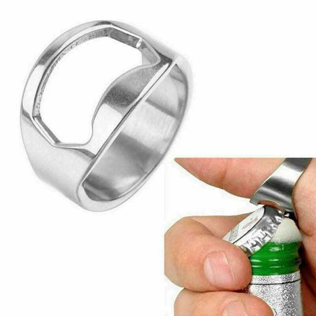 Portachiavi Apribottiglie In Titanio SW637 - Ultra Leggero 7.9g, Grigio, Regalo Per Uomini - Foto 4