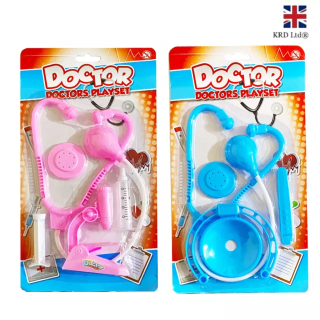 Kids Doctor Medical Set Girls Boys Nurses Toy Role Play Kit Gift Fancy Dress UK