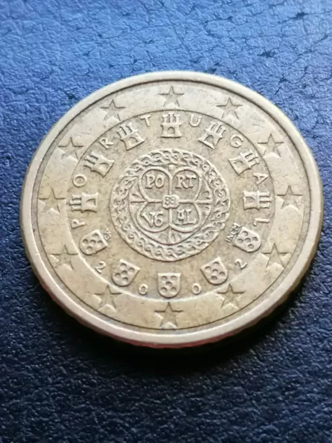 50 Euro Cent Münze Portugal 2002