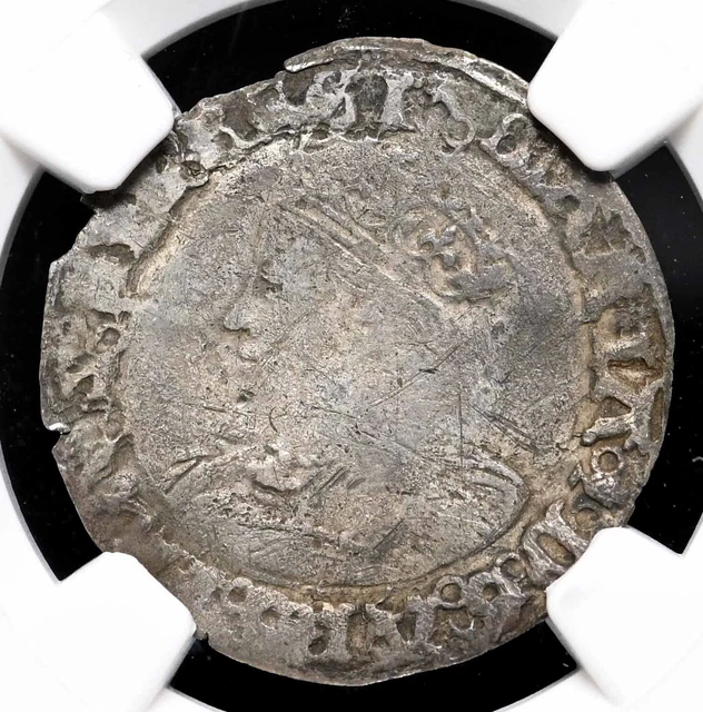 ENGLAND. MARY TUDOR, Silver Groat, 1553-1554, S-2492, NGC Fine Details ...