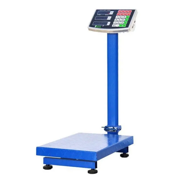 New Heavy Duty 150KG LCD Digital Industrial Platform Postal Weighing Scales UK